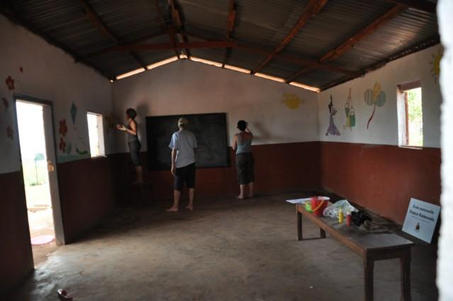 Aula dell'asilo di Baoro